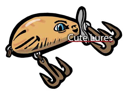 大吉ルアー 鯉のぼりポッパー イラスト他 Cute Lures